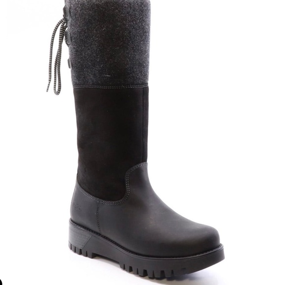 Bos & Co Suede, wool and leather Goose Prima lining size 39 warm boots - Picture 1 of 9
